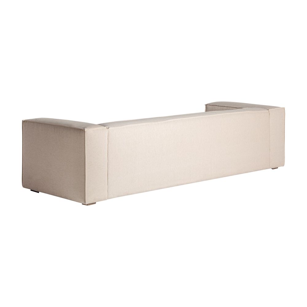 Canapés - Sofa en lin blanc cassé  en 280x98x68 cm - VICAL