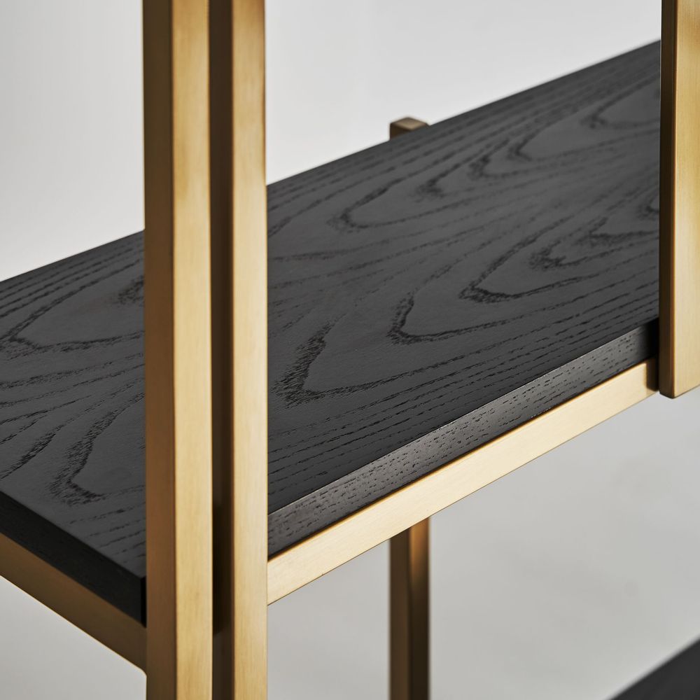 Etagères - Étagère en acier noir en 120x32x240 cm - VICAL