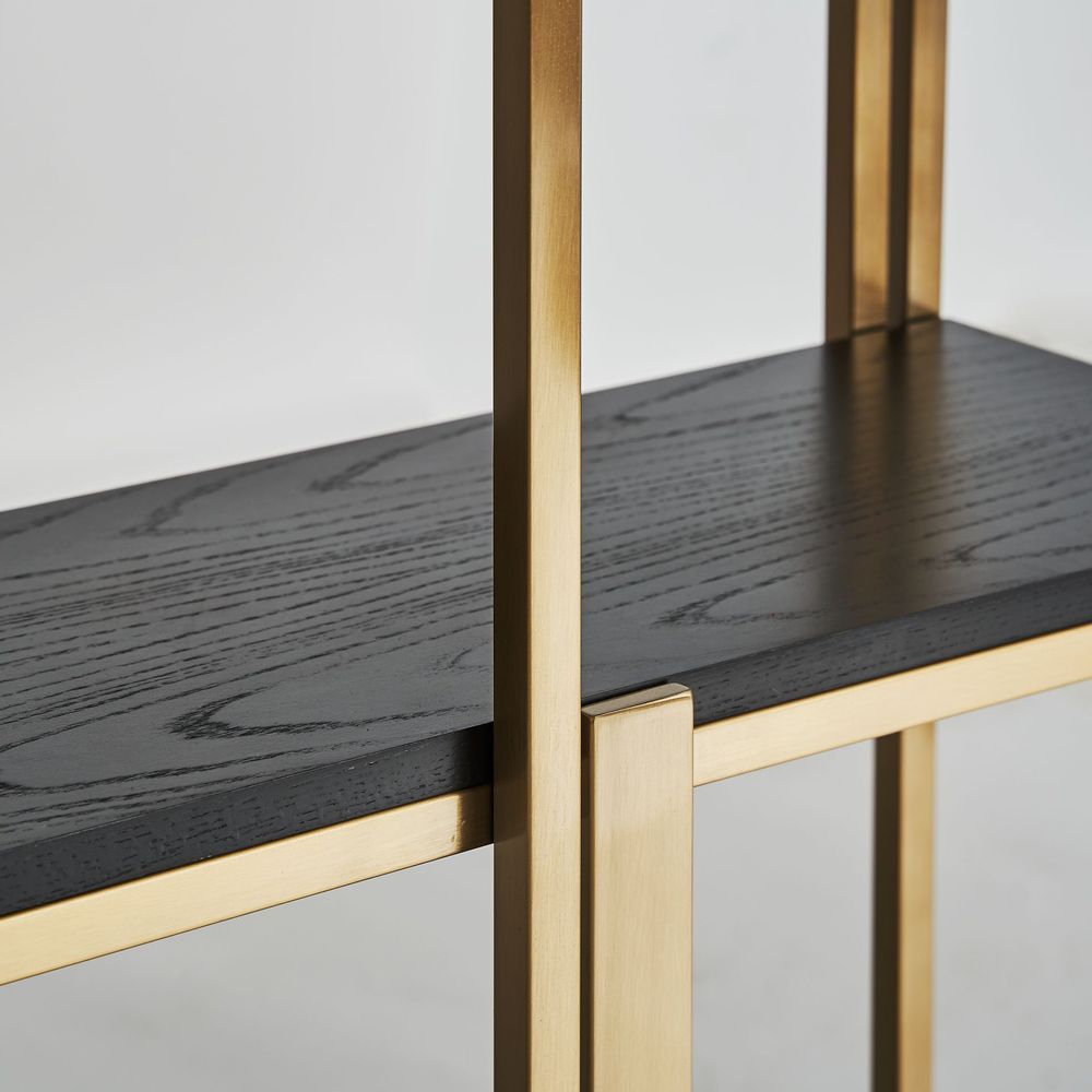 Etagères - Étagère en acier noir en 120x32x240 cm - VICAL