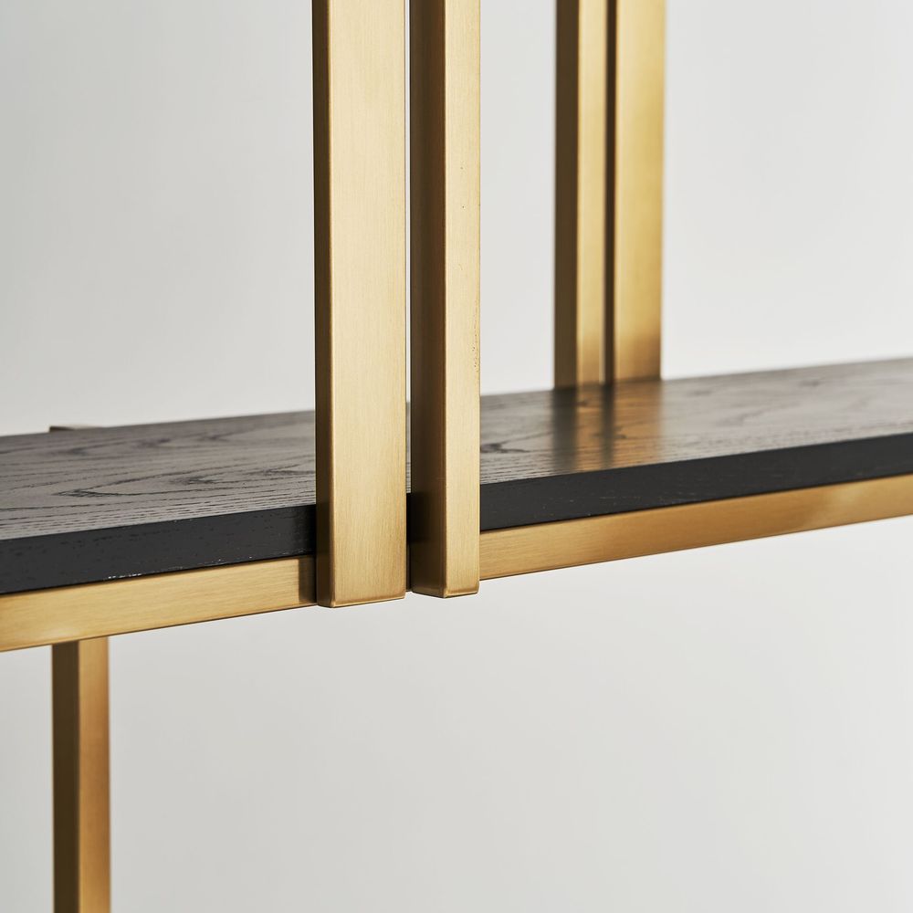 Etagères - Étagère en acier noir en 120x32x240 cm - VICAL