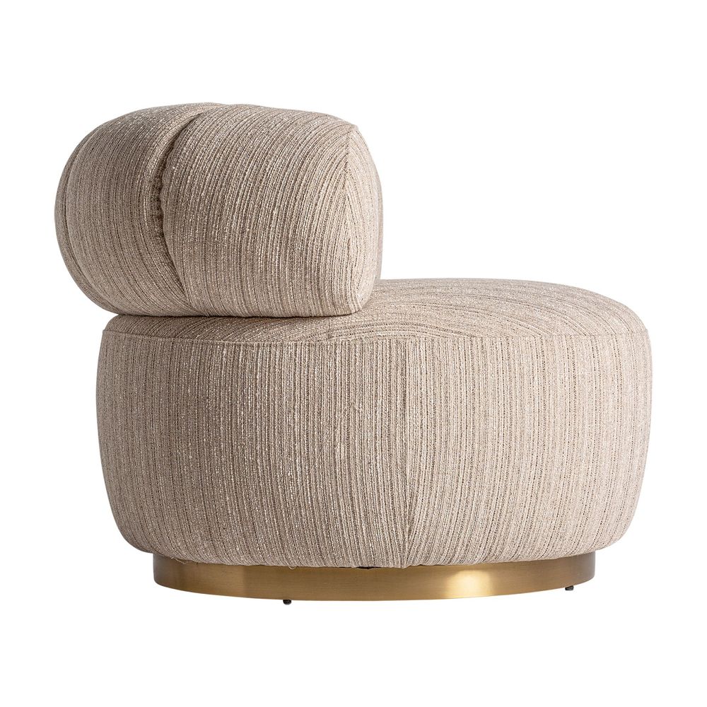 Fauteuils - Fauteuil en bois de pin beige en 91x84x68 cm - VICAL