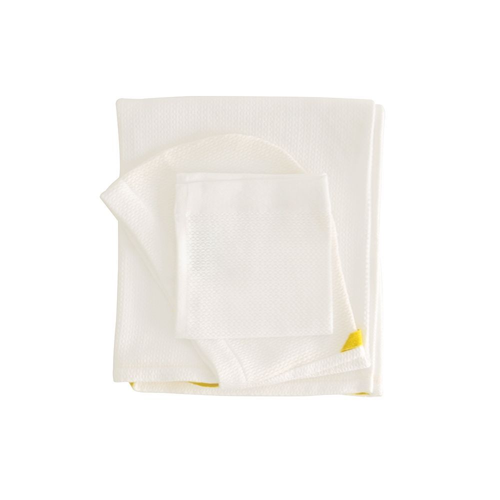 Kids accessories - Organic Cotton Baby Hooded Towel Set - Pebble - EKOBO