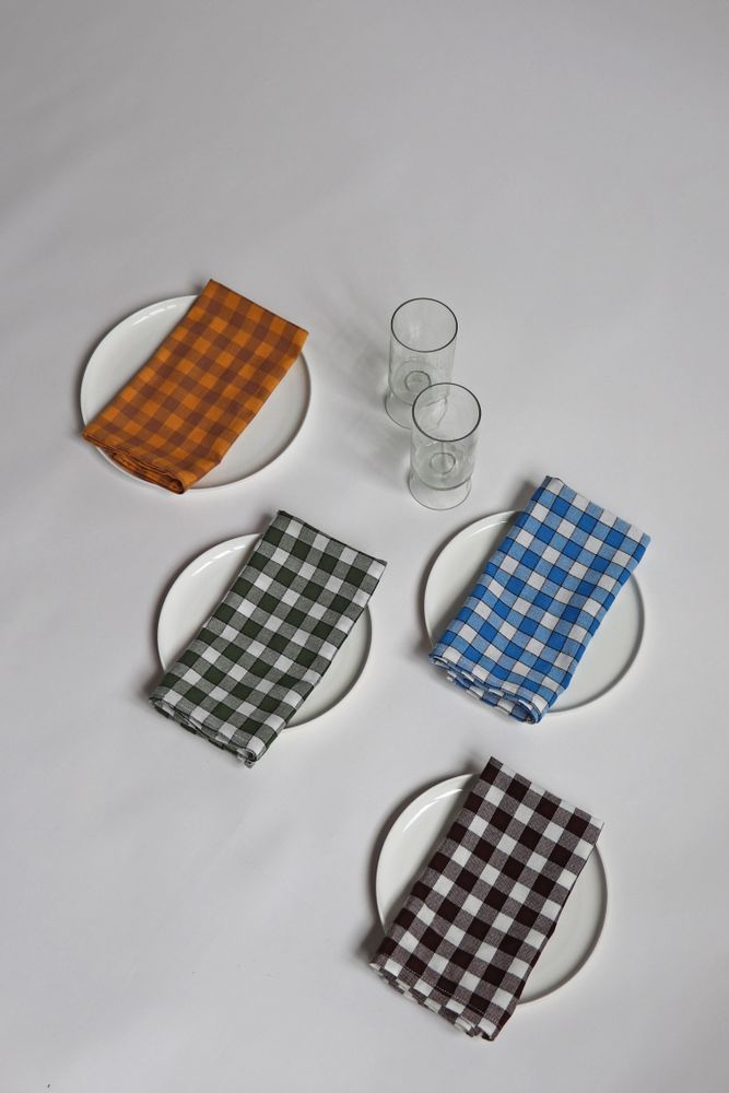Napkins - Bistro napkin, plaid - ENSEMBLE