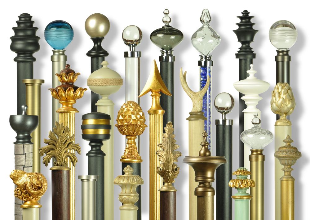 Curtains and window coverings - Curtain Poles - TODD KNIGHTS
