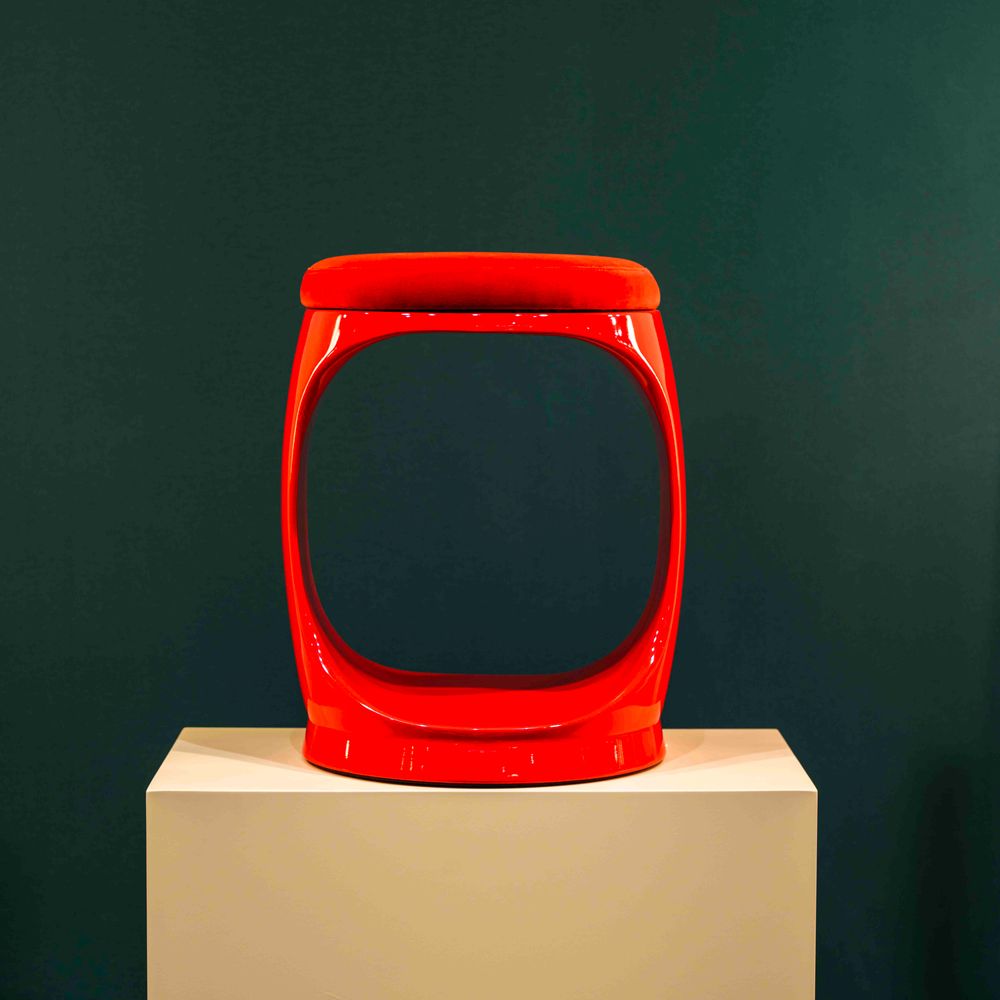 Stools - Signet Ring I Stool I Red - SOFTICATED