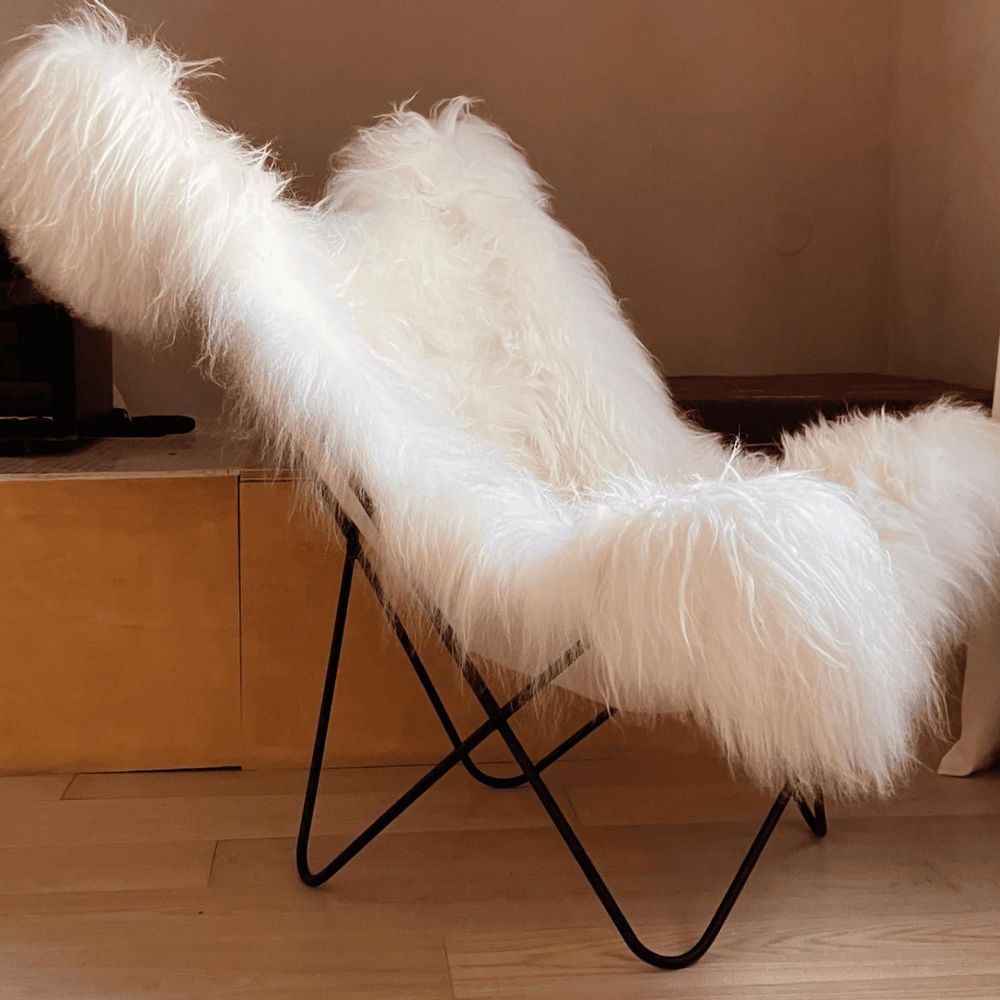 Design objects - The Iconic - Butterfly armchair in Icelandic sheepskin - MAISON THURET