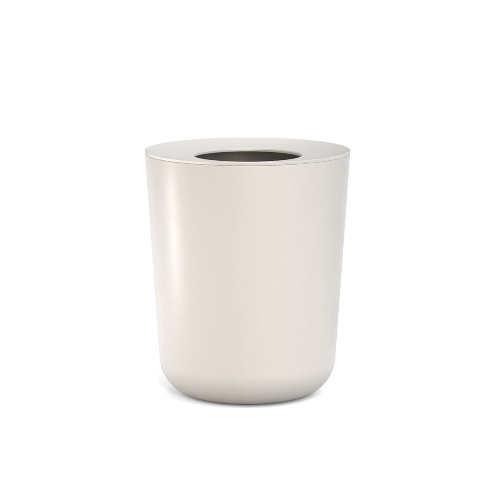 Accessoires à poser - Poubelle Salle De Bain 4,5L - Off White - EKOBO