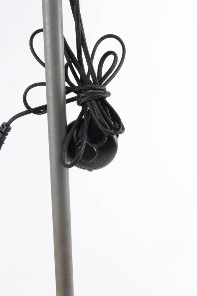 Table lamps - Industrial floor lamp, gunmetal finish, 155 cm height - JP2B DECORATION