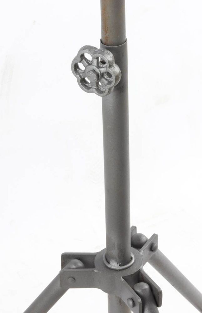 Table lamps - Industrial floor lamp, gunmetal finish, 155 cm height - JP2B DECORATION