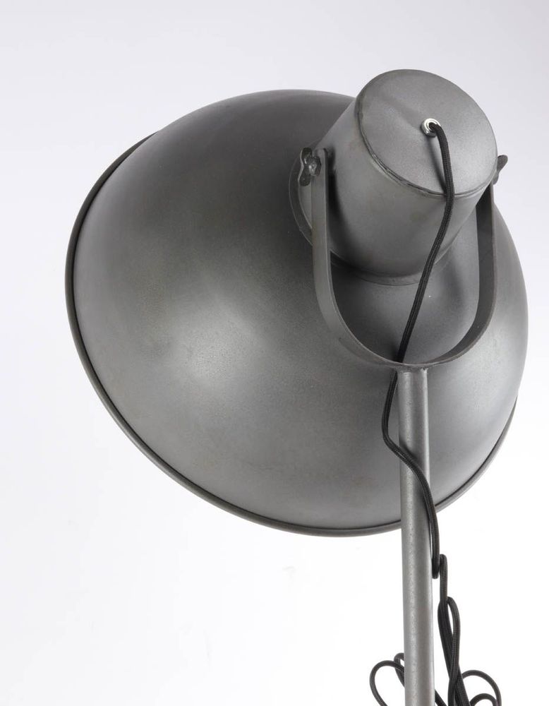 Table lamps - Industrial floor lamp, gunmetal finish, 155 cm height - JP2B DECORATION