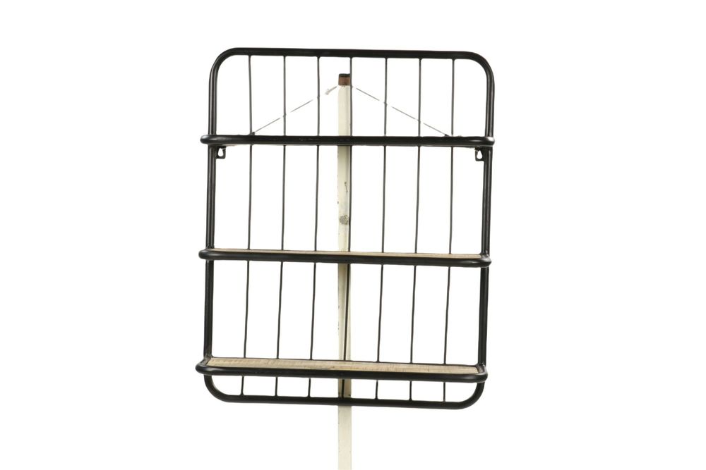 Etagères - Étagère murale bois et fer, 3 étagères, style industriel, 60 cm - JP2B DECORATION