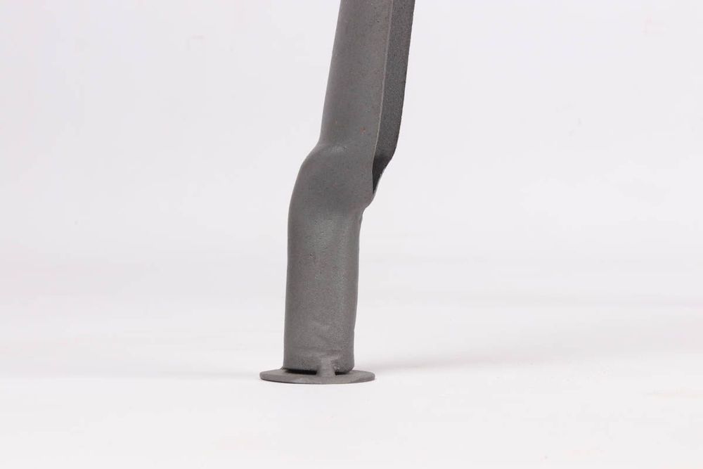 Lawn chairs - Industrial metal stool, 85 cm height, gunmetal color - JP2B DECORATION