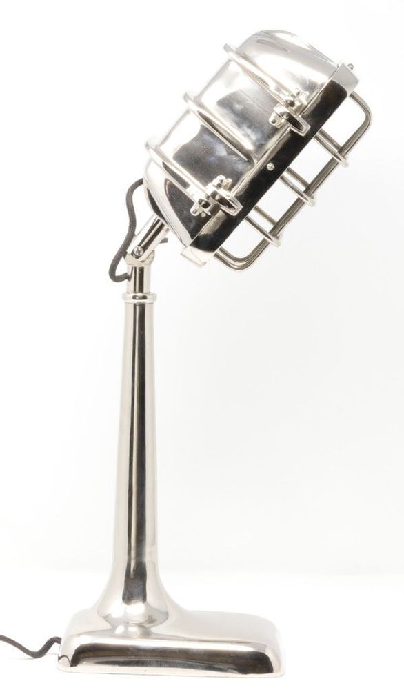 Lampes de table - Lampe Micro en métal chromé, style industriel, 48 cm - JP2B DECORATION