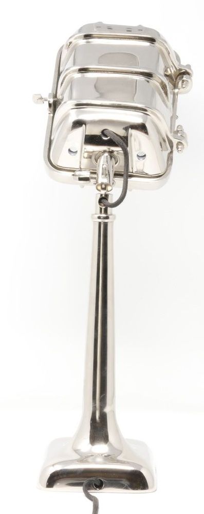 Lampes de table - Lampe Micro en métal chromé, style industriel, 48 cm - JP2B DECORATION
