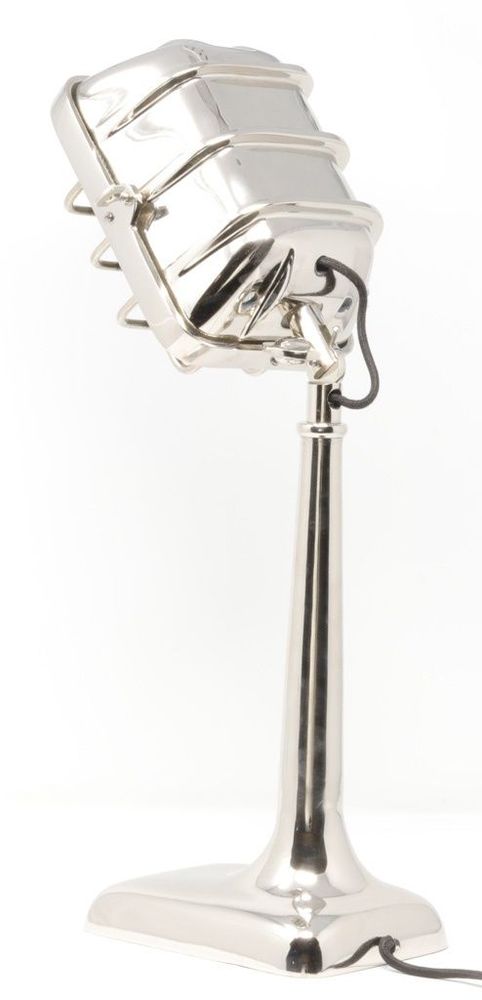 Lampes de table - Lampe Micro en métal chromé, style industriel, 48 cm - JP2B DECORATION