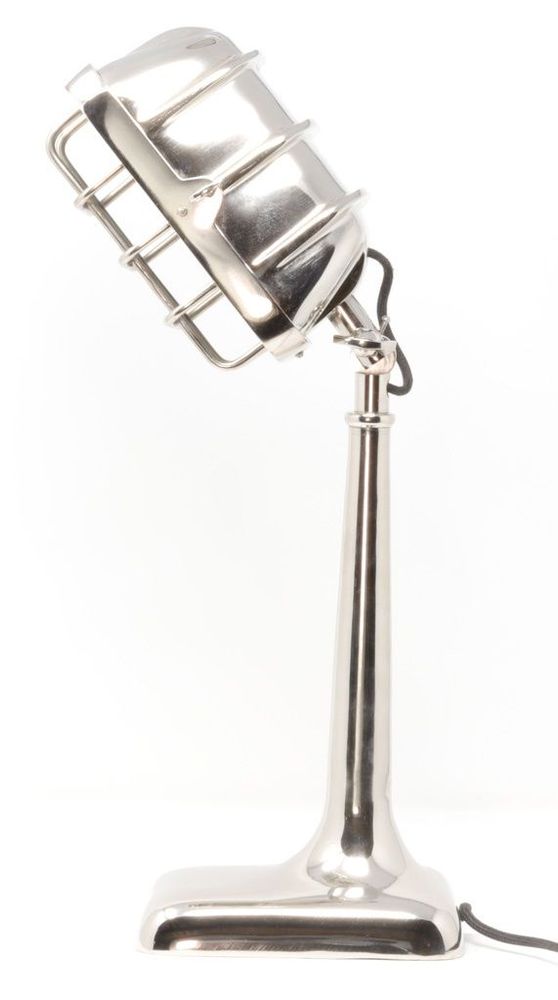 Lampes de table - Lampe Micro en métal chromé, style industriel, 48 cm - JP2B DECORATION
