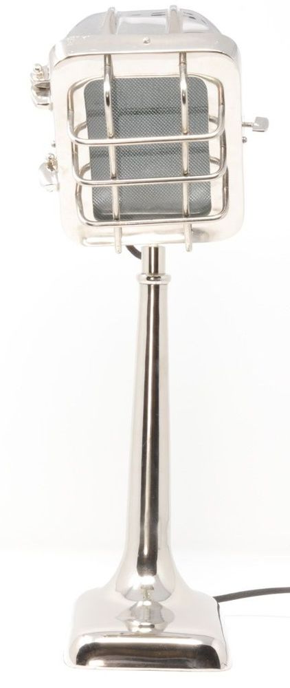 Lampes de table - Lampe Micro en métal chromé, style industriel, 48 cm - JP2B DECORATION