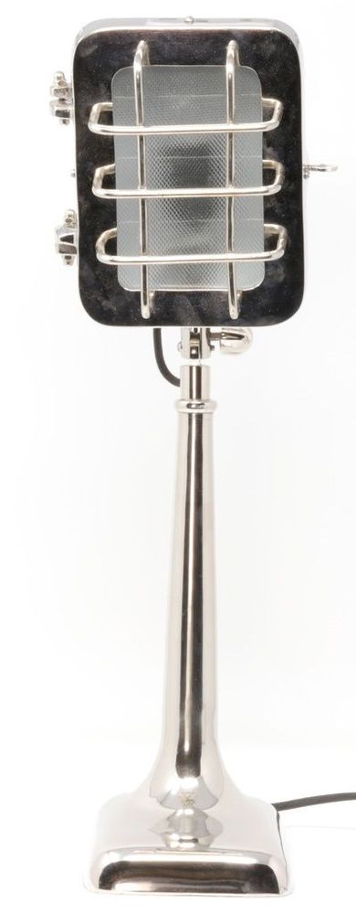 Lampes de table - Lampe Micro en métal chromé, style industriel, 48 cm - JP2B DECORATION