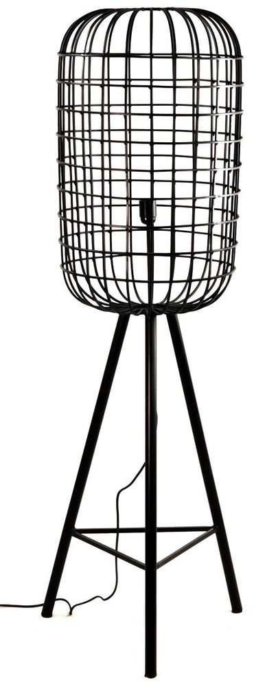 Lampes de table - Lampadaire industriel Newton en acier noir, 105 cm - JP2B DECORATION