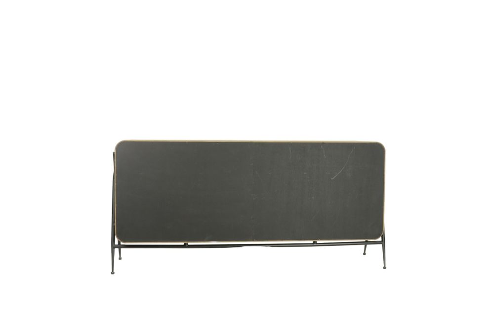 Sideboards - Cerused oak sideboard, 2 shelves, 182x45 cm, natural style - JP2B DECORATION