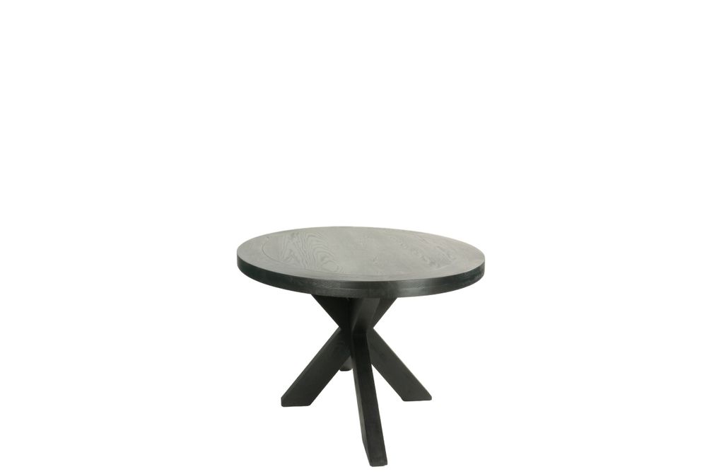 Tables basses - Table de salle à manger ovale en chêne noir, 210x115 cm, style moderne - JP2B DECORATION