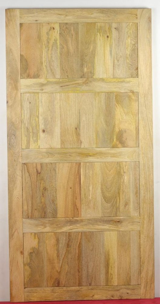 Tables Salle à Manger - Plateau de table en bois de manguier massif, 100x200 cm - JP2B DECORATION