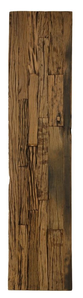 Dining Tables - Recycled Railway wood tabletop, 200x45 cm, aged natural wood finish - JP2B DECORATION