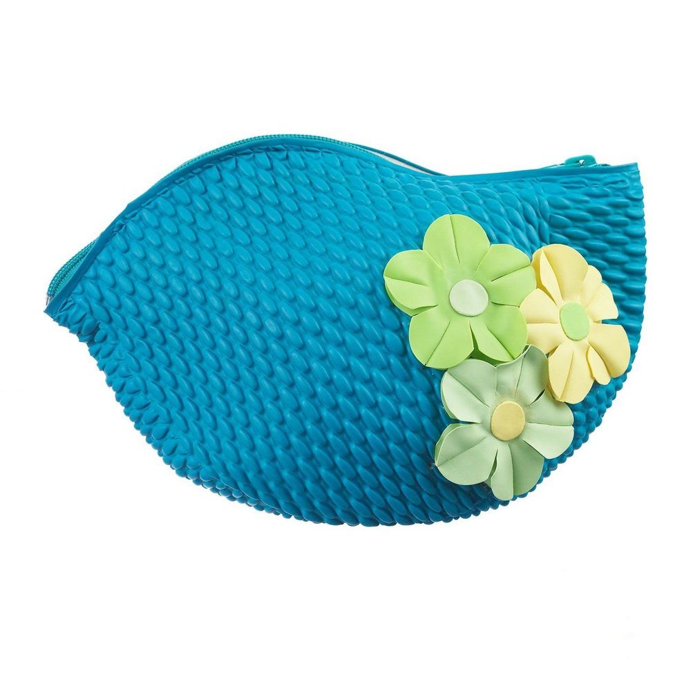 Sacs et cabas - Turquoise Sac 3 Fleurs - KORES ACCESSORIES