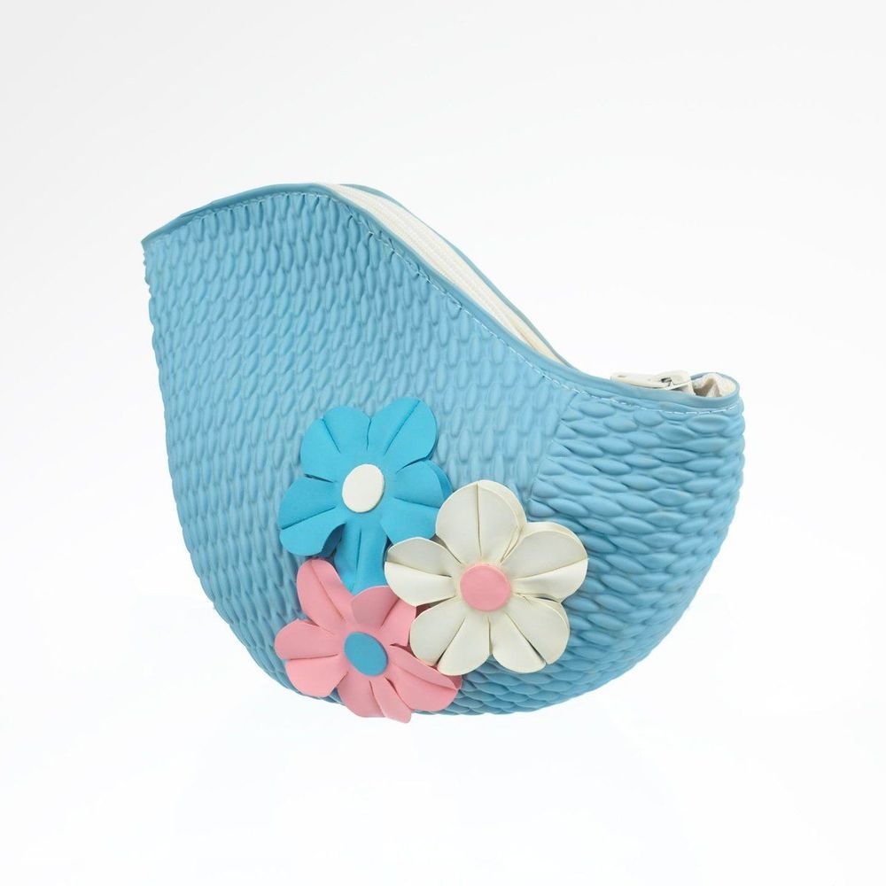 Sacs et cabas - Bleu Sac 3 Fleurs - KORES ACCESSORIES
