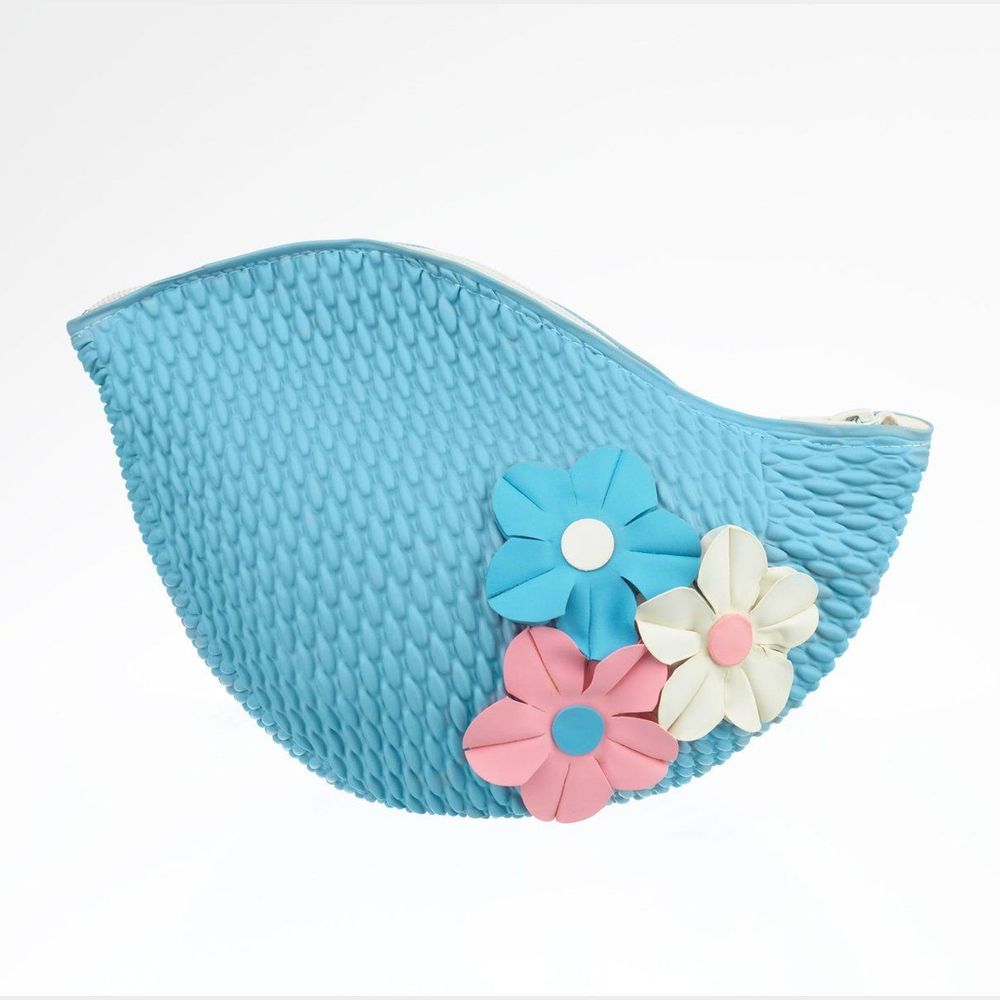 Sacs et cabas - Bleu Sac 3 Fleurs - KORES ACCESSORIES
