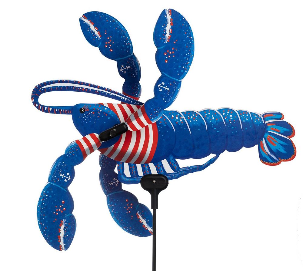 Outdoor decorative accessories - Omar Chéri weather vane (Lobster) - LES RITOURNAILES