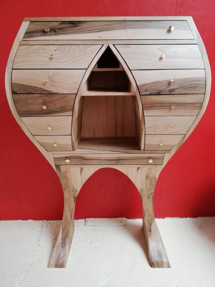 Wardrobe - Gothic-inspired cabinet - HUBERT DARODES