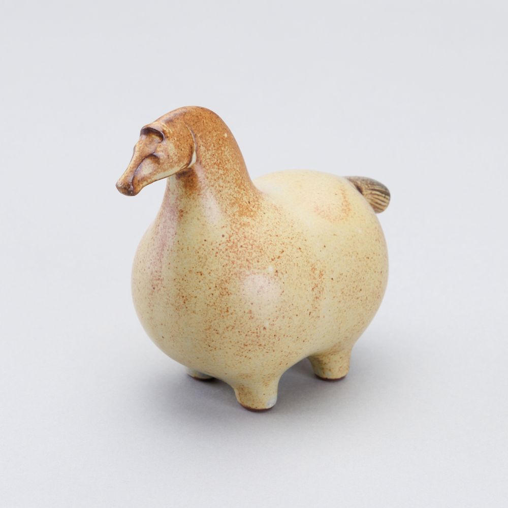 Pottery - Ornament A horse - KASHIWACRAFT