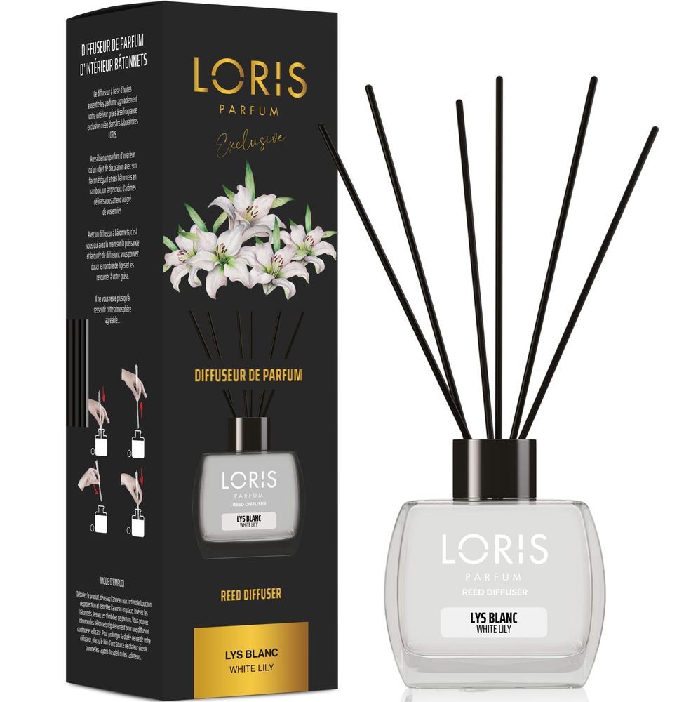 Scent diffusers - Stick Fragrance Diffuser White Lily - LORIS PARFUM