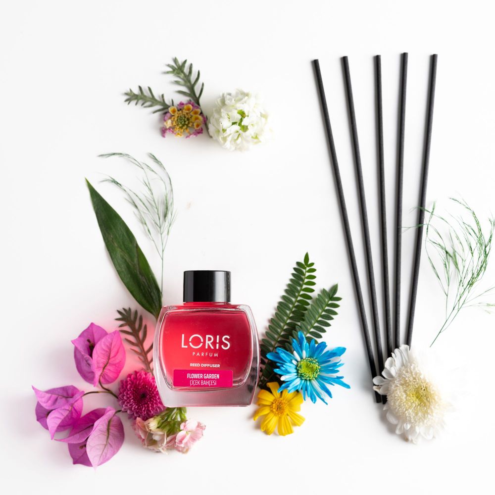 Scent diffusers - Fragrance Diffuser Sticks Flower Garden - LORIS PARFUM