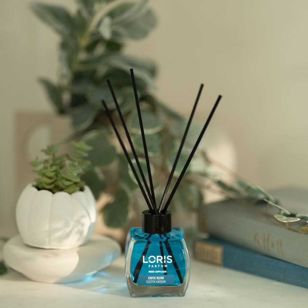 Diffuseurs de parfums - LORIS Diffuseur de parfum bâtonnets Fleurs Exotiques 120ml - LORIS PARFUM