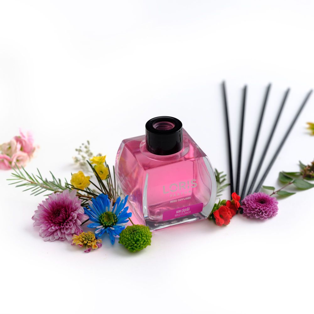 Diffuseurs de parfums - LORIS Diffuseur de parfum bâtonnets Fleurs Sauvages 120ml - LORIS PARFUM