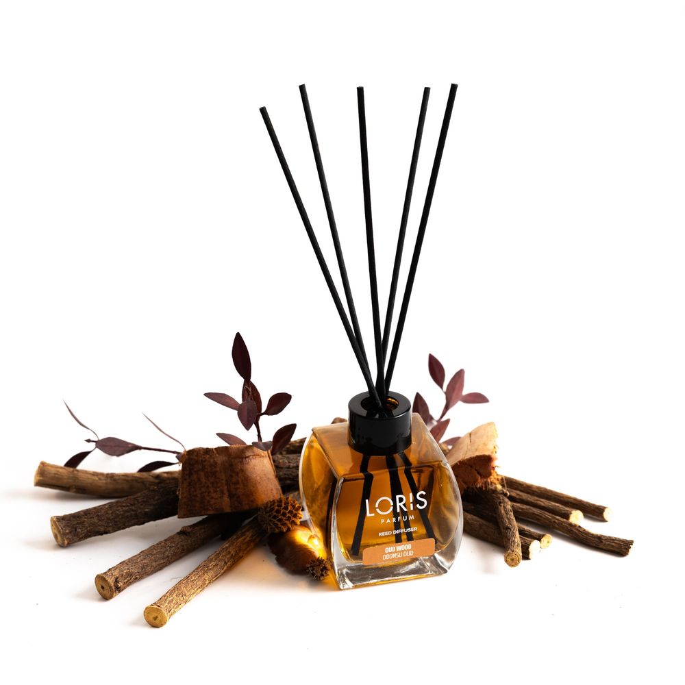 Scent diffusers - Stick Fragrance Diffuser Oud Wood - LORIS PARFUM