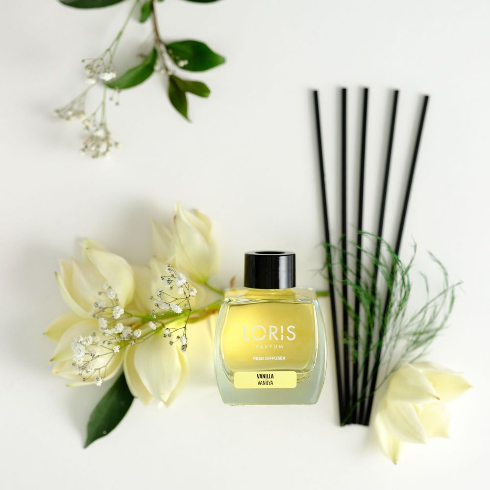 Scent diffusers - Reed diffuser with sticks Vanilla - LORIS PARFUM