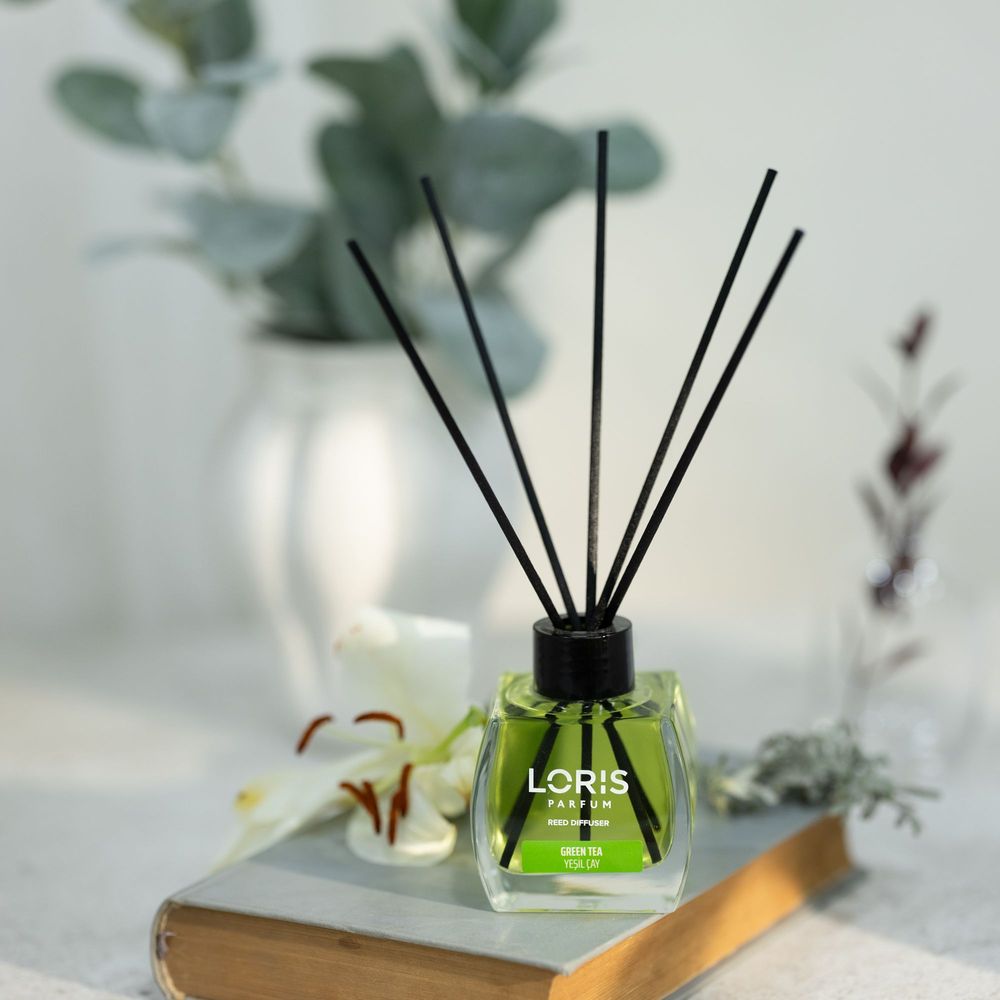Scent diffusers - Reed diffuser with sticks Green Tea - LORIS PARFUM