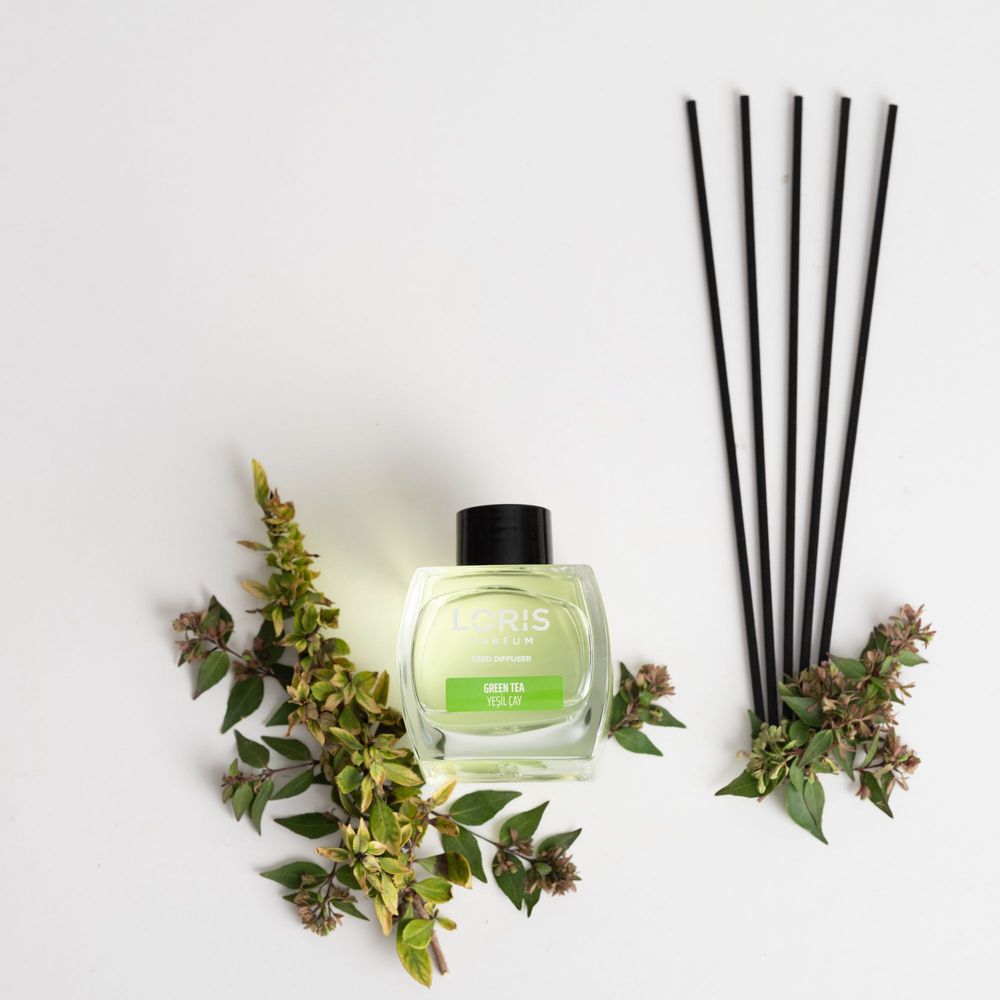 Scent diffusers - Reed diffuser with sticks Green Tea - LORIS PARFUM