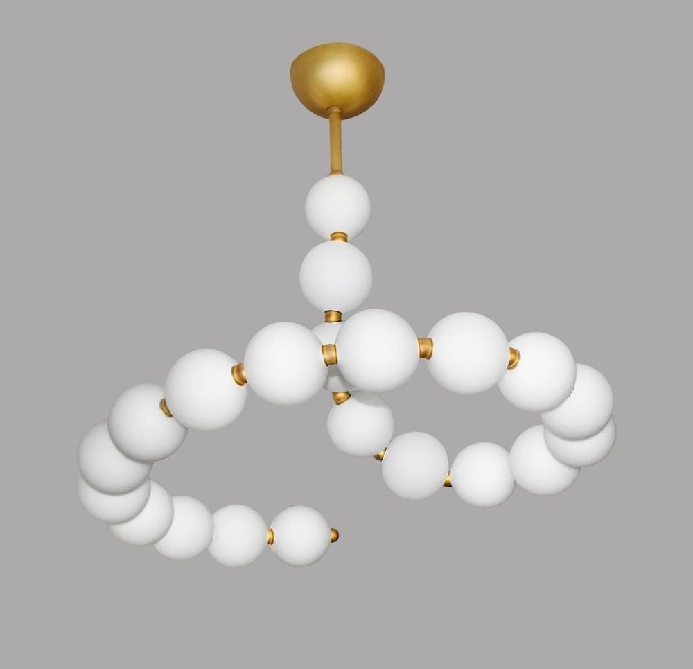 Hanging lights - Pearl Necklace chandelier - SEMEUR D ETOILES