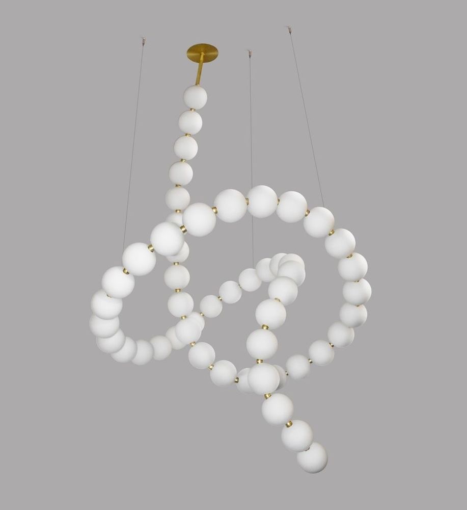 Hanging lights - Pearl Necklace chandelier - SEMEUR D ETOILES