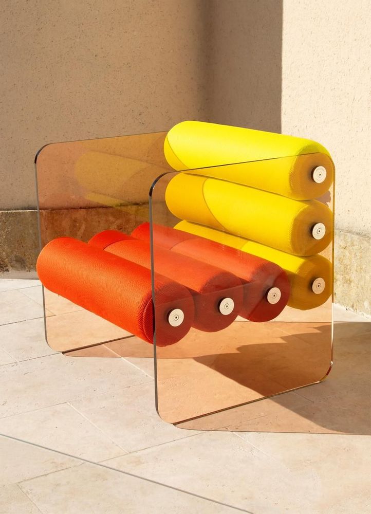 Lawn armchairs - MW01 bicolour armchair - MW DESIGNER FURNITURE