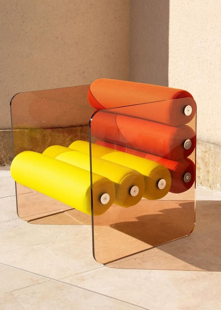 Lawn armchairs - MW01 bicolour armchair - MW DESIGNER FURNITURE