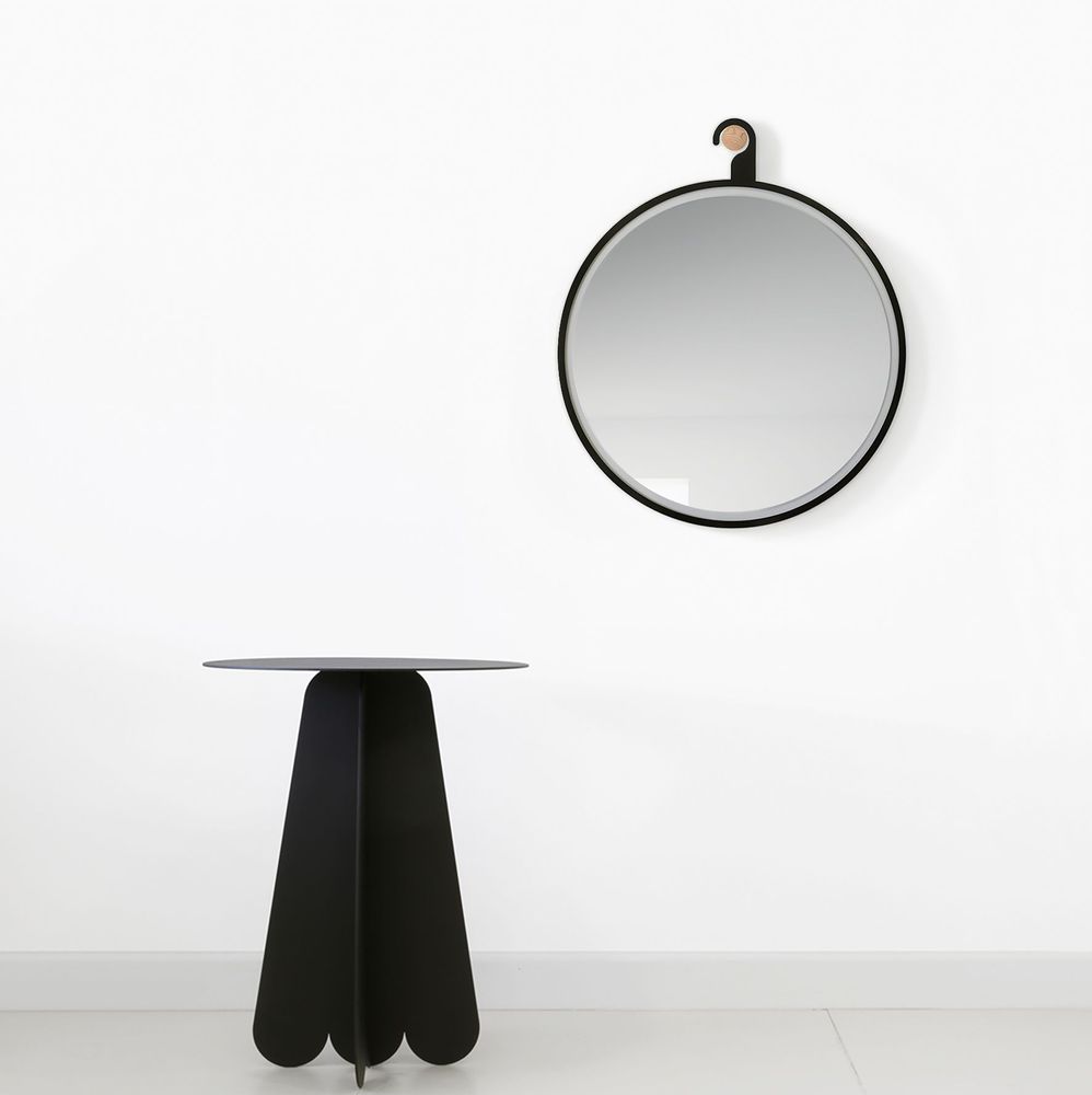Mirrors - Mir-o Yellow Round Mirror - ISUWA