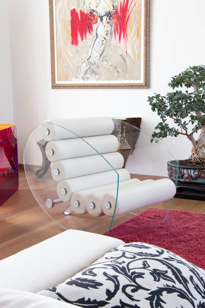 Armchairs - MW05 armchair with brown seat indoor- Residential and HORECA markets - KUUMO DESIGN