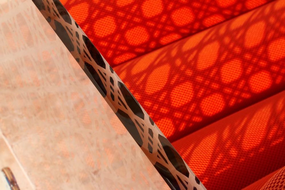 Lawn sofas - MW02 CANNAGE PMMA ORANGE - Residential and HORECA markets - MW DESIGNER FURNITURE