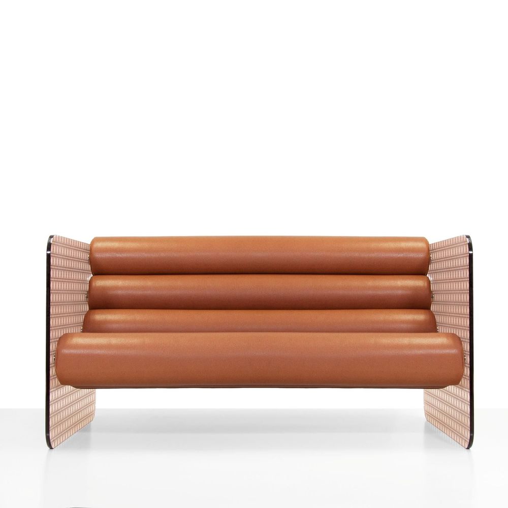 Lawn sofas - MW02 CANNAGE PMMA ORANGE - Residential and HORECA markets - MW DESIGNER FURNITURE