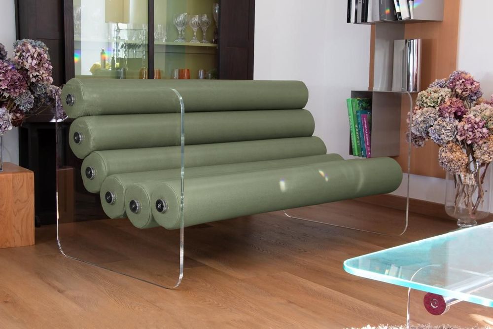 Sofas - MW02 green black sofa - Residential and HORECA markets - MW DESIGNER FURNITURE